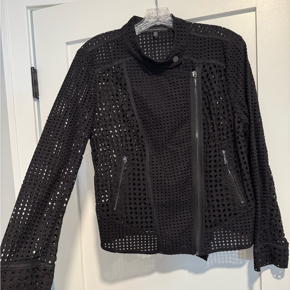White House Black Market Black  Women's Jacket, Size 12 - Picture 3 of 6